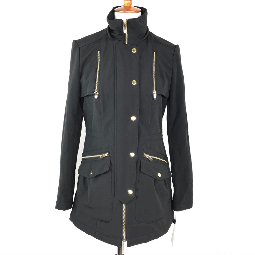 Via Spiga Soft Shell Anorak Jacket Water Resistant